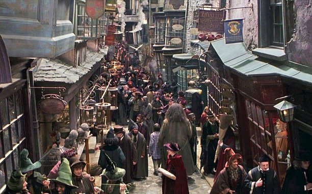 First look at Diagon Alley.