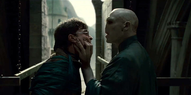 Harry Potter and Voldemort final duel
