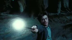 Harry Potter's first Patronus.