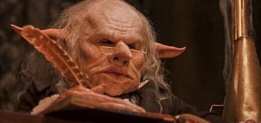 This is one of the Gringotts goblins.