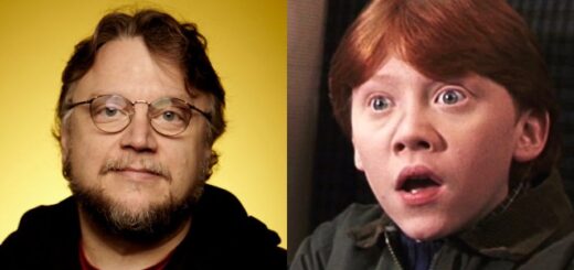 Photo of Guillermo del Toro and Rupert Grint
