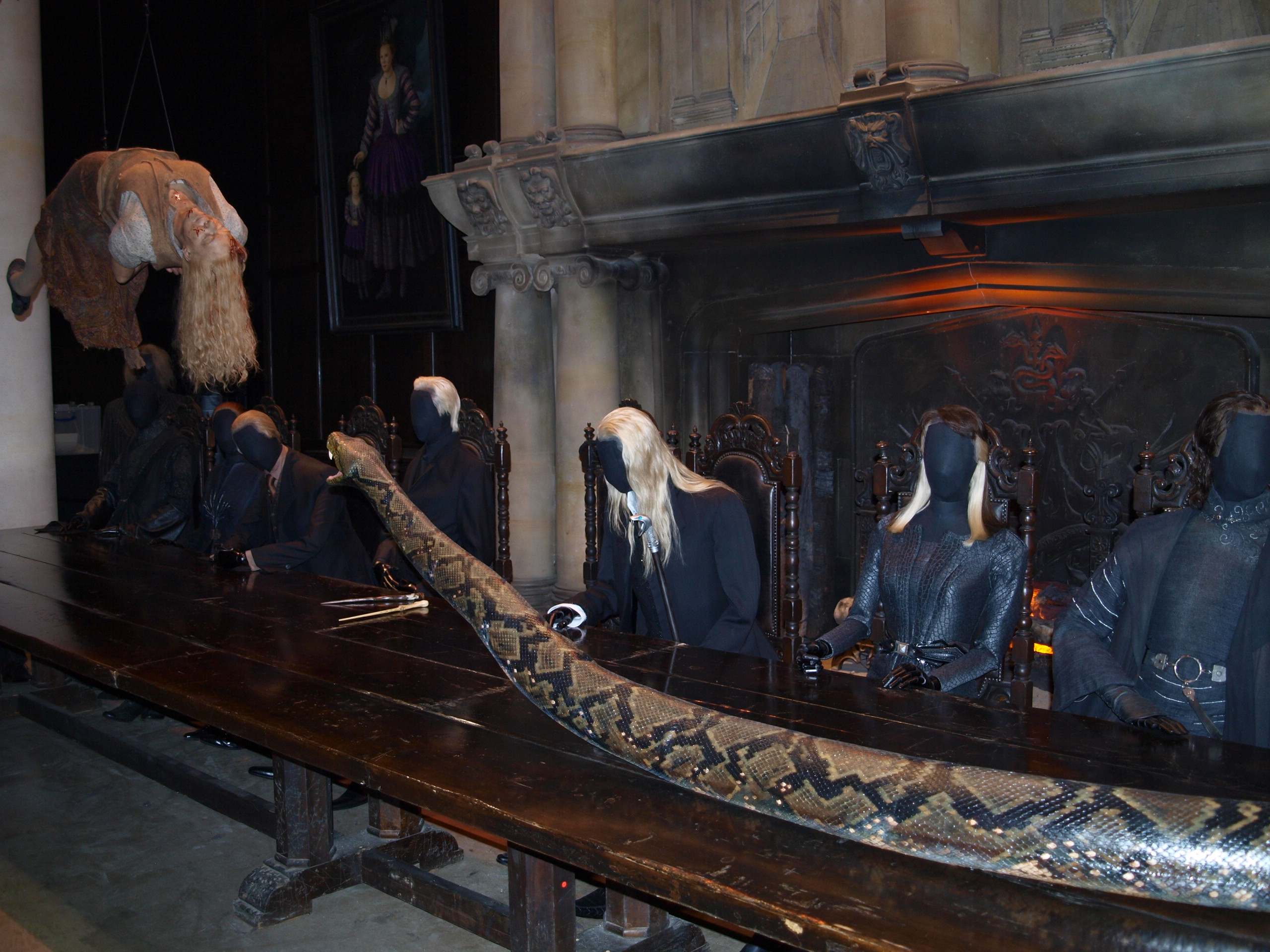 Warner Bros. Studio Tour Malfoy Manor Death Eater Meeting