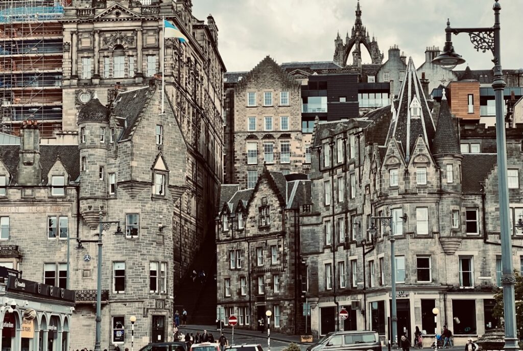 This is Edinburgh's Old Town.