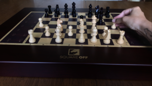 Brown Wooden Squareoff Grand Kingdom Chess Set, Packaging Type: Box