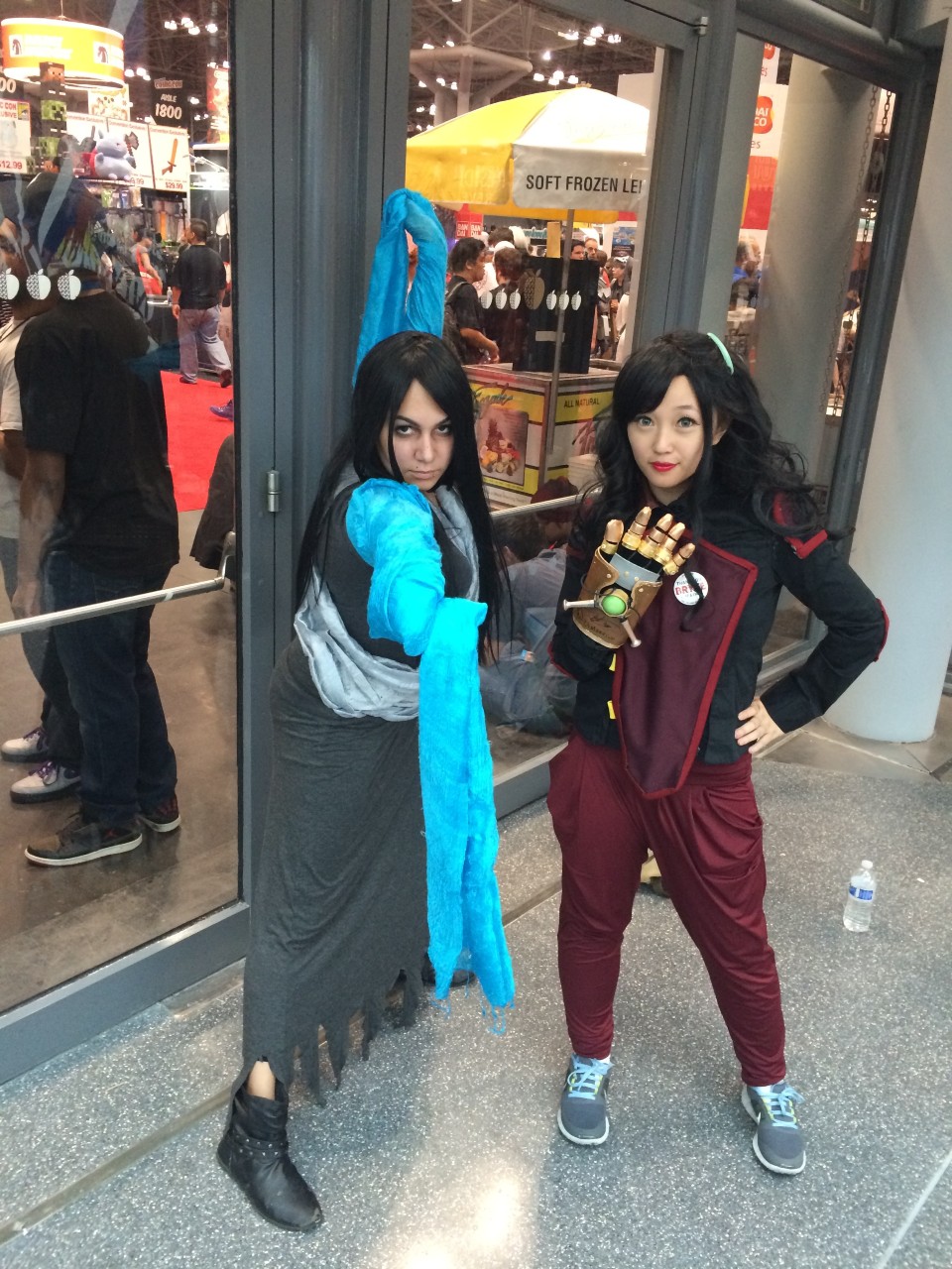 Ming-Hua and Asami from The Legend of Korra