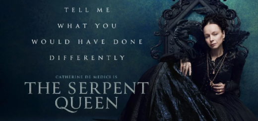 First poster for "The Serpent Queen" starring Samantha Morton.