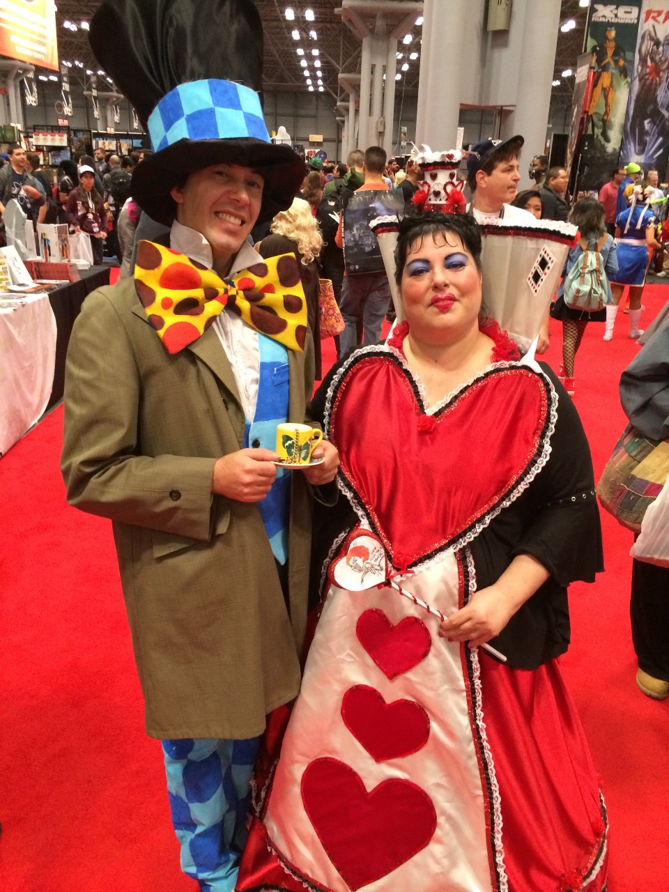 The Mad Hatter and The Queen of Hearts from Alice in Wonderland