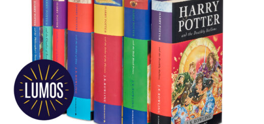A photo of all seven "Harry Potter" Books