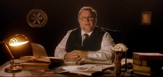 Guillermo Del Toro sits at a desk to discuss his new anthology series in Netflix's first look video