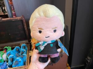 A plush of Draco Malfoy is now available at Universal Orlando Resort.
