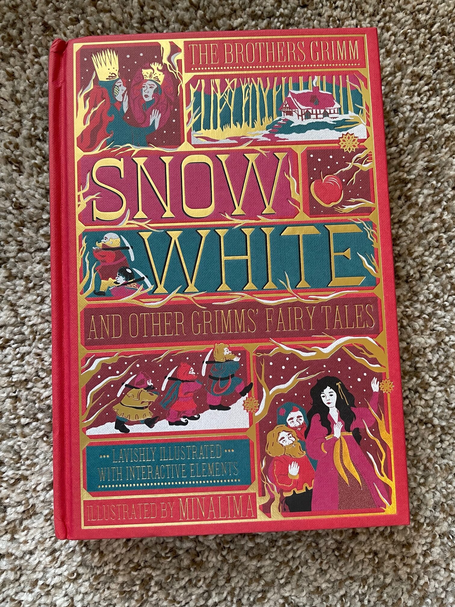Cover of MinaLima's "Snow White and Other Grimms' Fairy Tales"