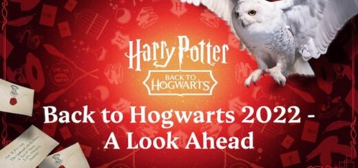 The "Back to Hogwarts 2022 - A Look Ahead" stream logo, featuring Hogwarts acceptance letters and Hedwig.