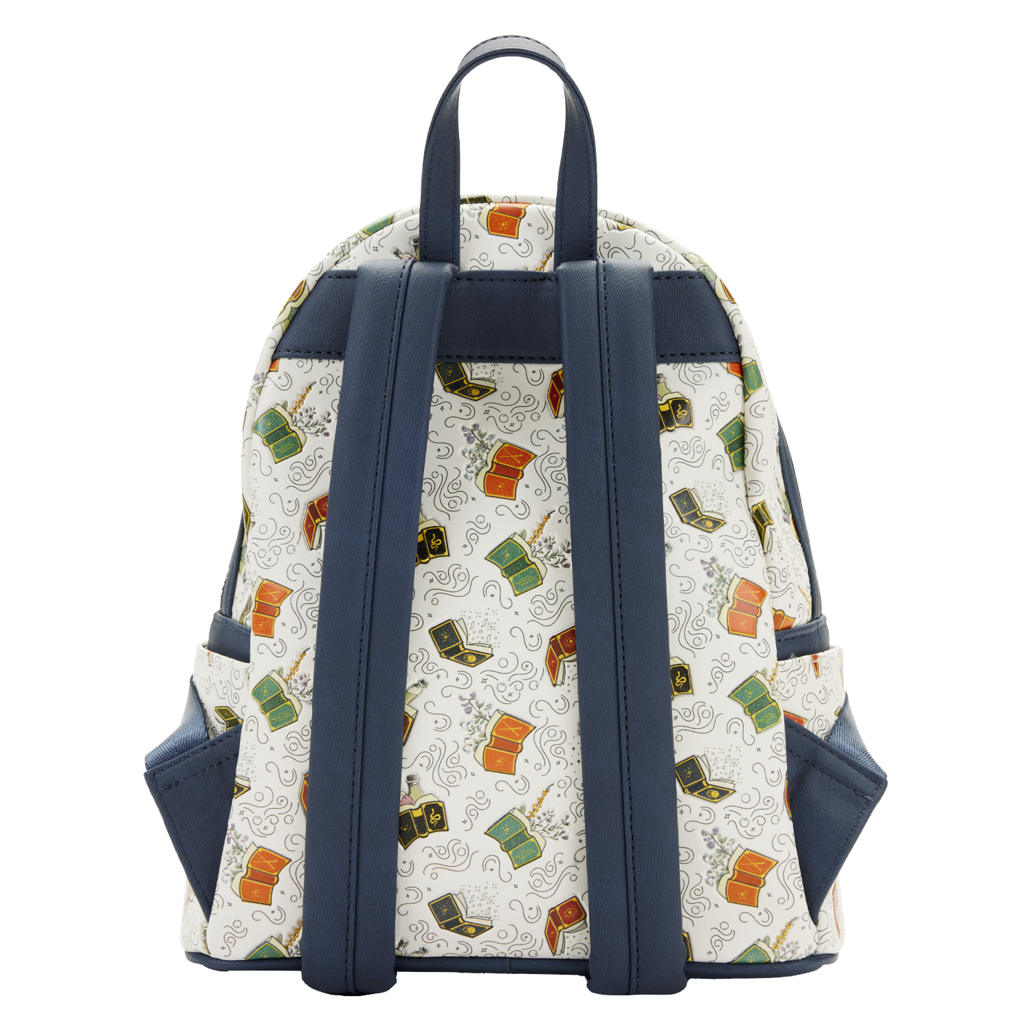 The Fantastic Beasts Magical Mini Backpack is covered in a magical print and includes two sturdy straps.