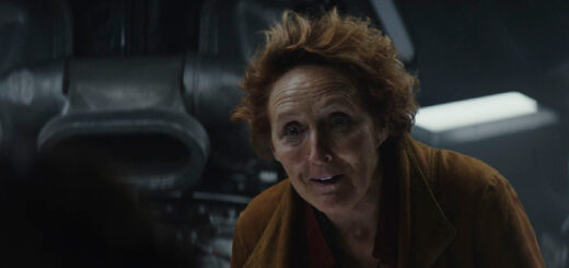 Fiona Shaw portraying Maarva Andor