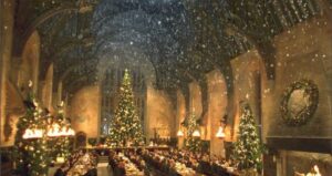 Christmas Tree at Hogwarts School of Witchcraft and Wizardry.