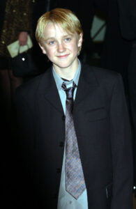 Tom Felton at the very first Harry Potter film premiere