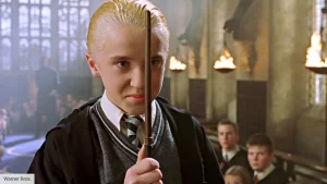 Tom Felton portraying Draco Malfoy