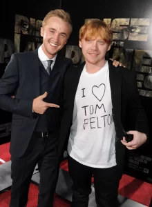 Tom Felton and Rupert Grint in 2011