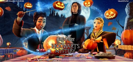 New "Harry Potter: Hogwarts Mystery" loading screen for October 2022.