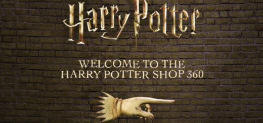 Welcome sign for Harry Potter Shop 360