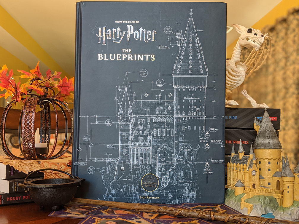 “Harry Potter: The Blueprints” standing upright