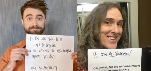 Daniel Radcliffe and "Weird Al" Yankovic advertise their AMA on Reddit