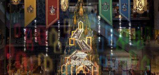 "Harry Potter" illuminations in Osaka