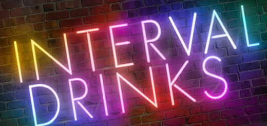 The "Interval Drinks" podcast logo.