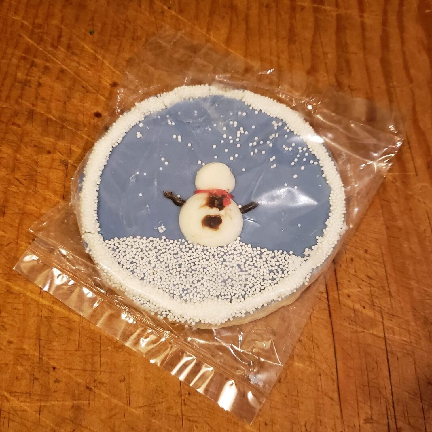 Snow Globe Cookie