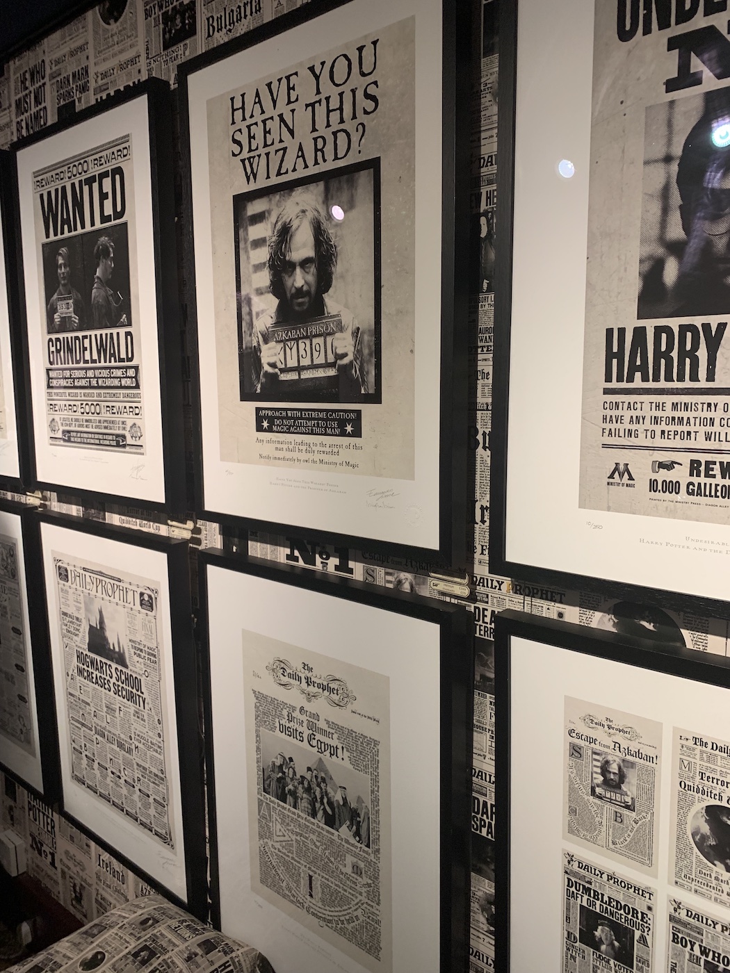 The wanted posters used in Wizarding World movies often appear on popular merch items.