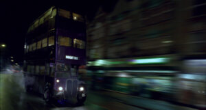 Knight Bus scene in Harry Potter and the Prisoner of Azkaban.
