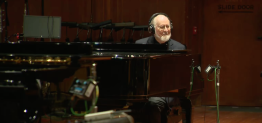 John Williams recording the piano for the "Theme of Peter Gunn."