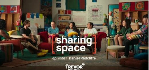 Daniel Radcliffe engages in a discussion with six transgender and nonbinary youth on the first episode of "Sharing Space."