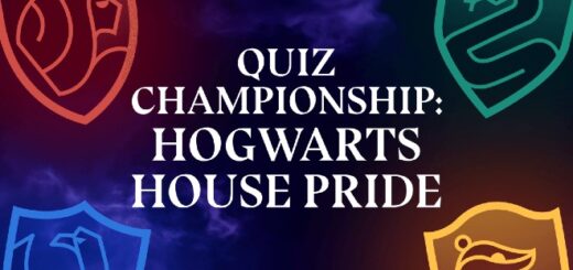 Promotional image for Hogwarts House Pride Quiz Championship