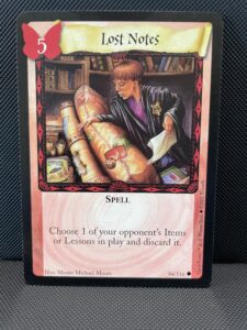 “Harry Potter” Trading Card Game cards