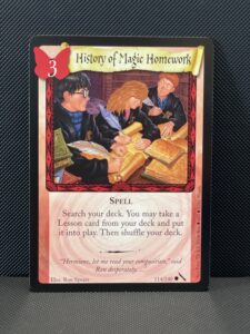 “Harry Potter” Trading Card Game cards