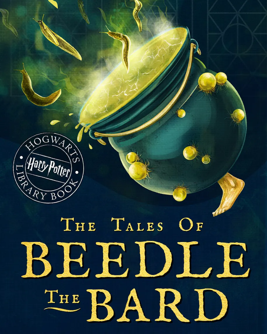 “The Tales of Beedle the Bard” Audiobook and E-Book Cover (2023)