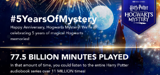 Harry Potter: Hogwarts Mystery celebrates 5 years.