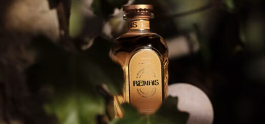 Bottle of Renais gin.