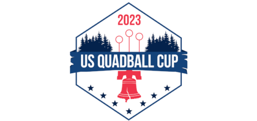 The logo for US Quadball Cup 2023, as designed by Quincy Hildreth, is shown as a featured image.