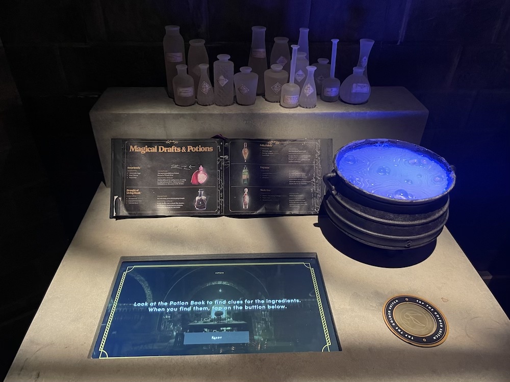 Interactive Potions display