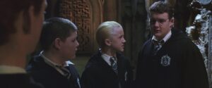 Ron and Harry transformed into Crabbe and Goyle