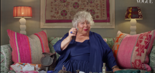 Miriam Margolyes for British "Vogue"