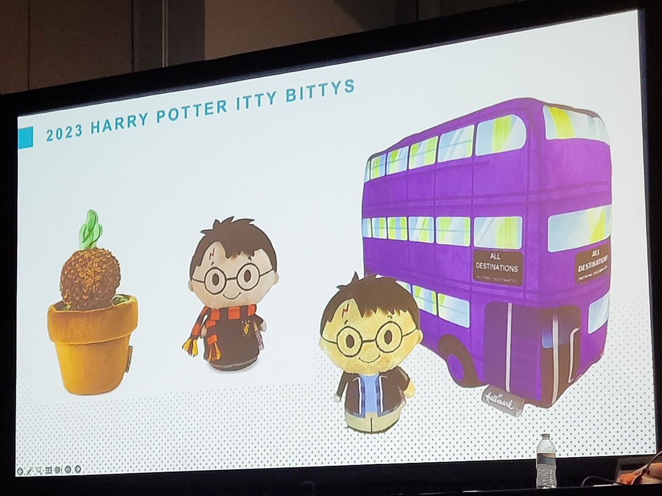 presentation slide showing 2023 Harry Potter Itty Bittys