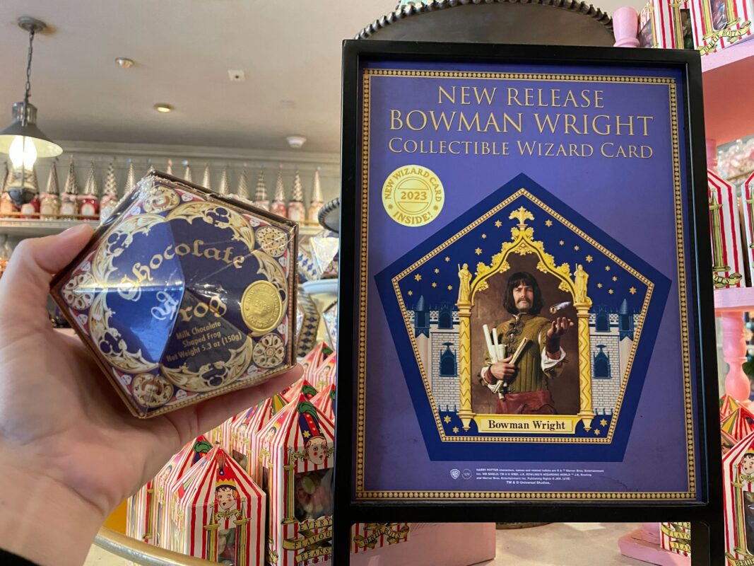 New Bowman Wright card, found in Chocolate Frogs.