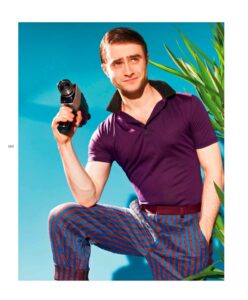 Daniel Radcliffe dressed in a classic Hollywood style for "Bullett" magazine