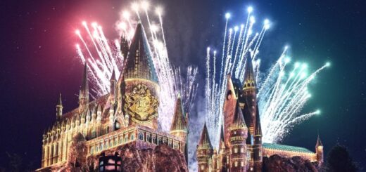 A photo of the Hogwarts Always projection show coming to the Wizarding World of Harry Potter - Hogsmeade this summer.