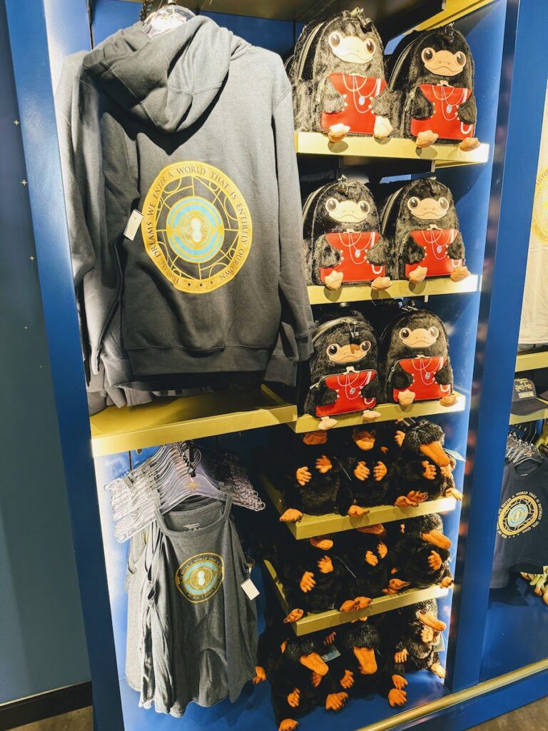 Wizarding World merchandise at Universal Orlando’s Epic Universe 