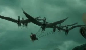 Winged horses from Goblet of Fire