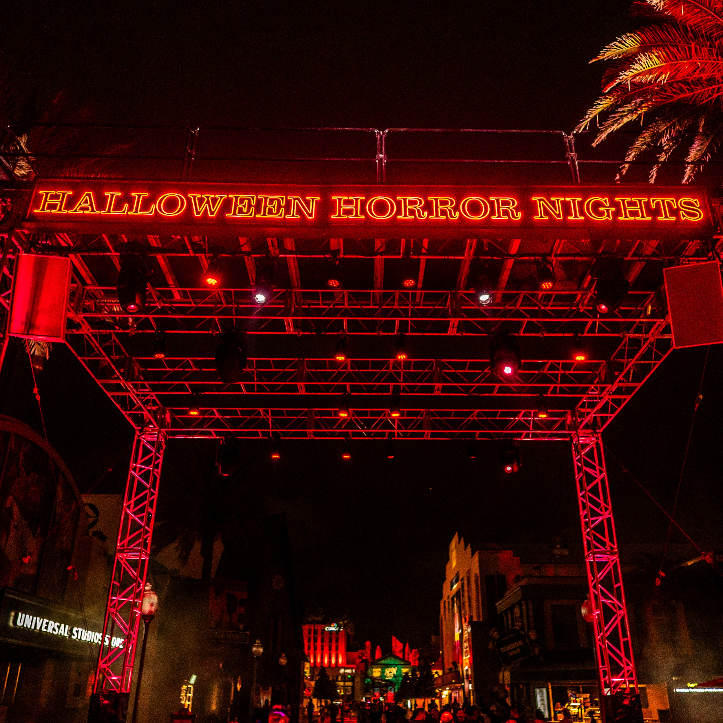 The entrance to Halloween Horror Nights at Universal Orlando Resort.